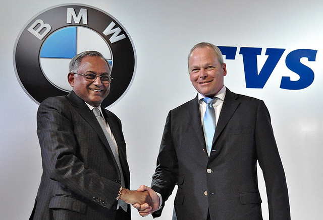 BMW и TVS заявили о запуске совместного предприятия весной 2013 года