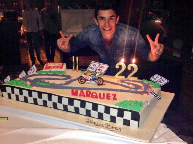 Приятный сюрприз от друзей и близких: Маркесу - 22 года!