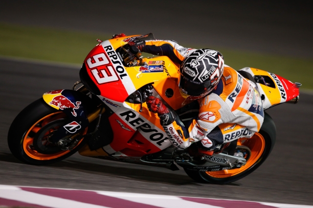 Марк Маркес не особенно настаивал на первой позиции в первый день тестов MotoGP в Катаре