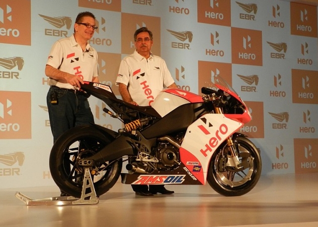 Hero EBR Racing была представлена в конце 2012 года: новый EBR 1190RX пошел и в серию, и на гоночный трек