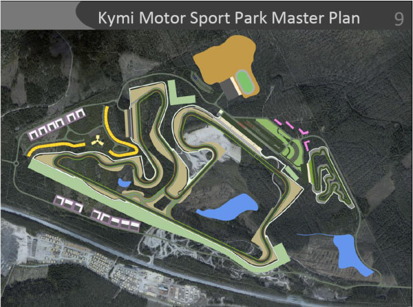 MotoGP - Схема новой трассы Гран-При Финляндии - Kymi Motor Sport Park