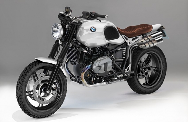 BMW Scrambler, официальные скетчи 2015 года