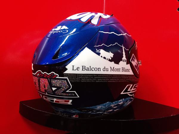 Балкончик Монблана - новый шлем Лориса База для Гран-При Франции