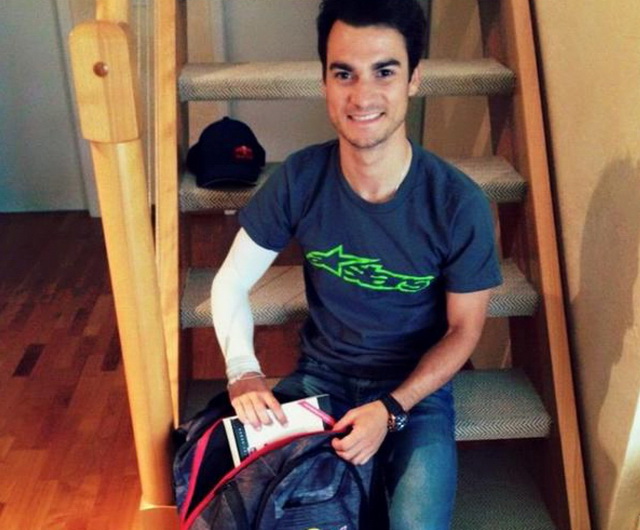 Дани Педроса приехал в Ле Ман после полутора месяцев реабилитации, прошедших с операции на мышцах предплечья