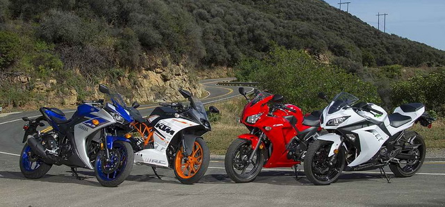 Yamaha R3, Honda CBR300R, Kawasaki Ninja 300R и KTM RC390 - главные кандидаты на омологацию для World Supersport 300