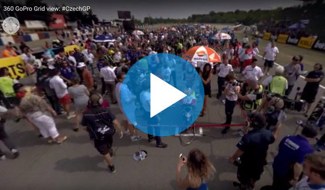 360-градусная видео съемка MotoGP от GoPro