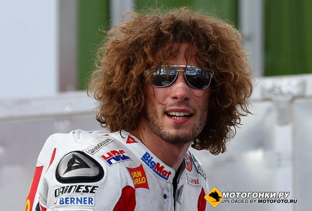 Марко Симончелли - первый подиум MotoGP - Гран-При Чехии, 2011