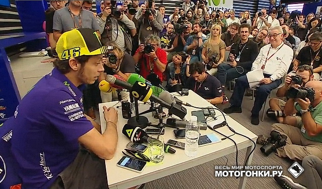 В госпиталити Movistar Yamaha MotoGP такого количества журналистов и фотографов еще не видели