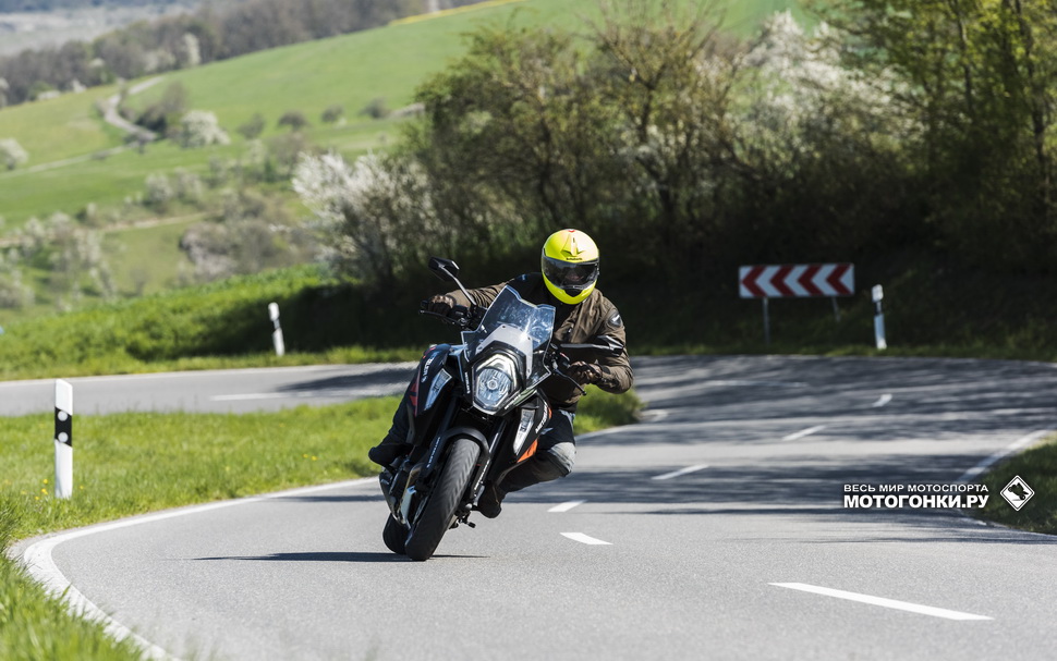 Тысячи поворотов загородных шоссе Баварии - идеальное место для KTM Super Duke GT