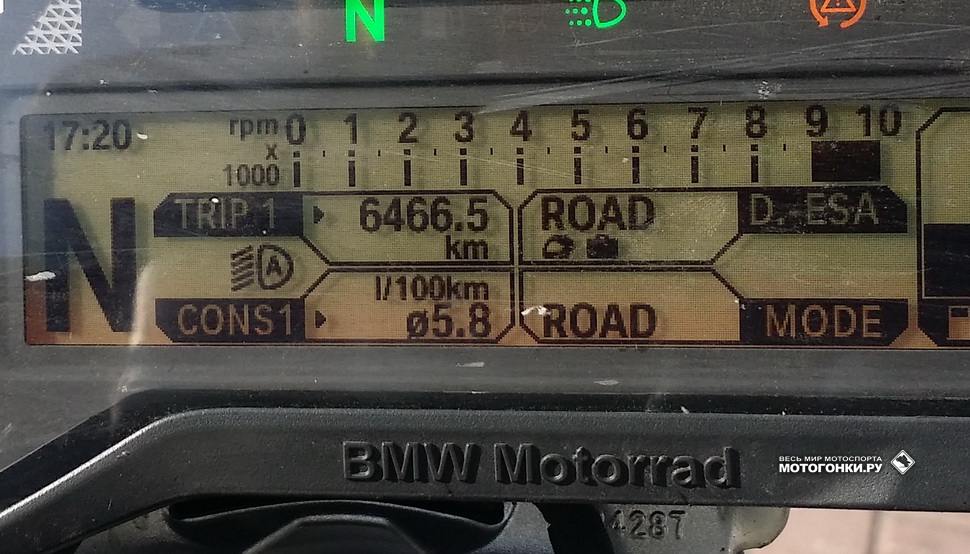 6466 км со средним расходом в 5.8 л/100 км