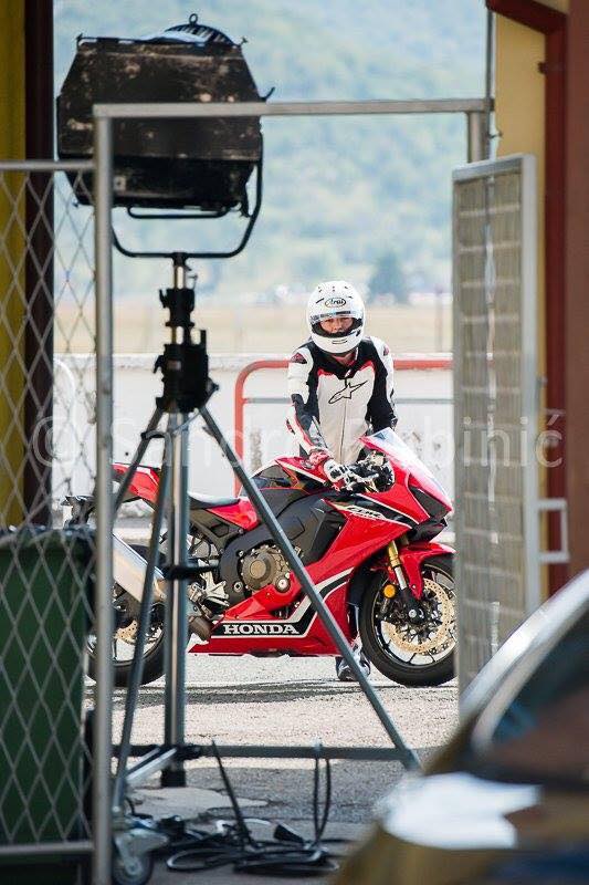 Новый Honda CBR1000RR на съемках промо-ролика в Хорватии