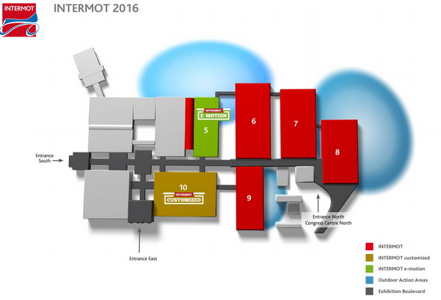 INTERMOT-2016: схема выставки