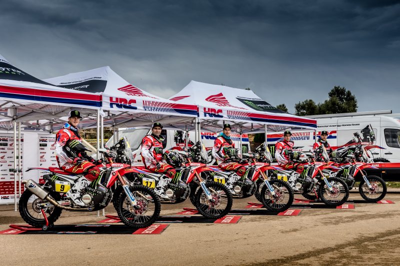 Новый партнер заводской команды Honda на ралли Дакар - Monster Energy