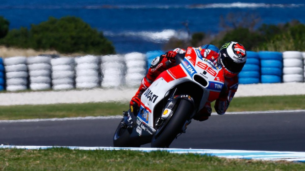 Хорхе Лоренцо на тестах IRTA MotoGP в Phillip Island