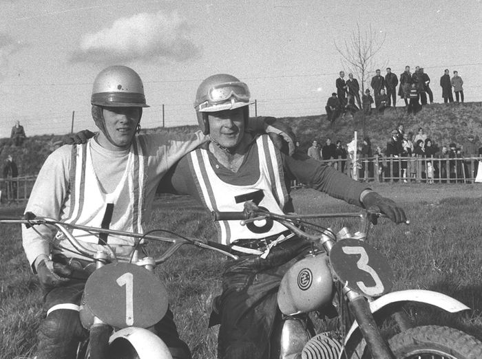 Жоэль Робер и Виктор Арбеков. 1965год. фото Christopher Lavery