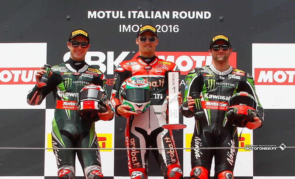Чаз Девис принес двойную победу Ducati на гонке в Имоле 2016 года