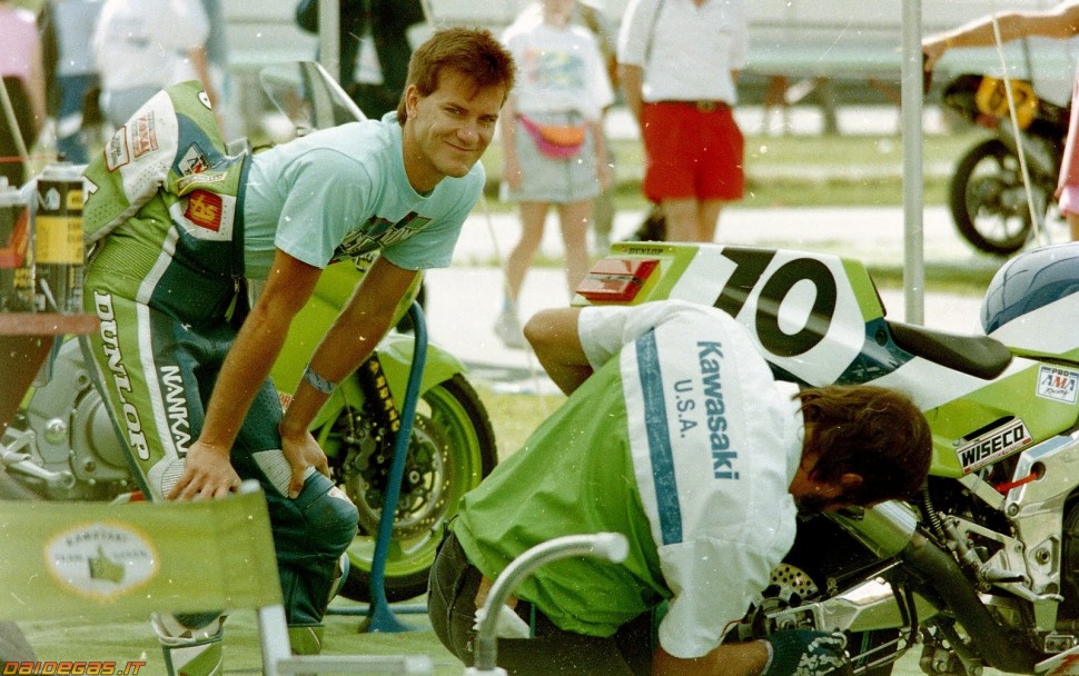 Даг Чандлер на этапе AMA Superbike (1990)
