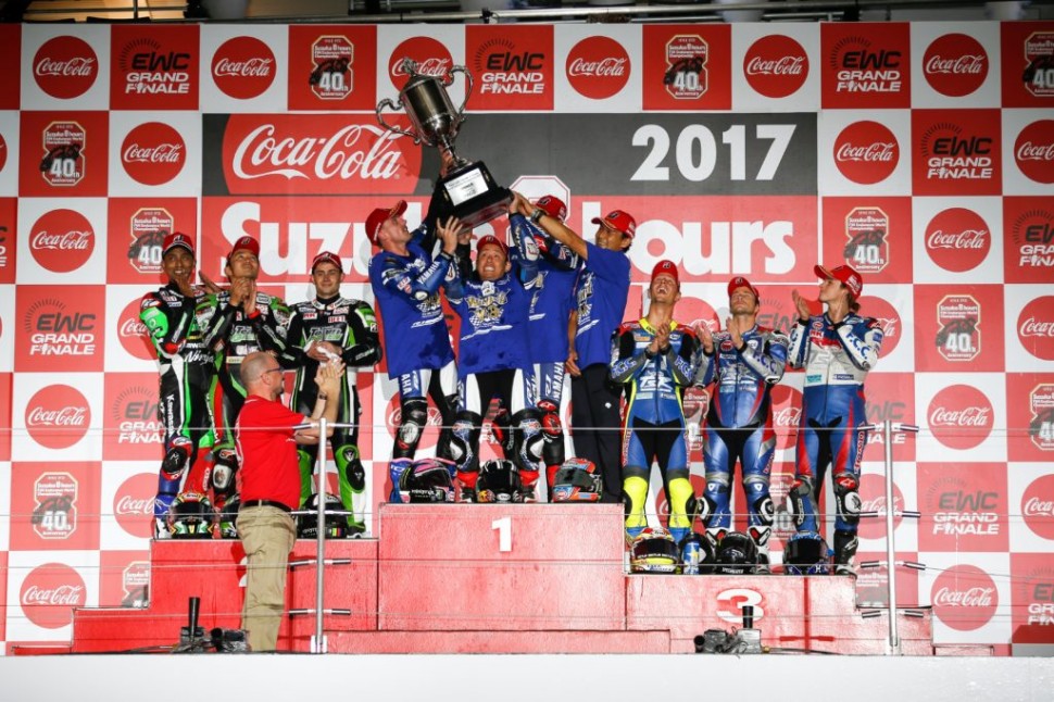 Yamaha Factory Racing: Алекс Лоус, Катсуаки Накасуга и Ван дер Марк выигрывают 40-ю Suzuka 8 Hours