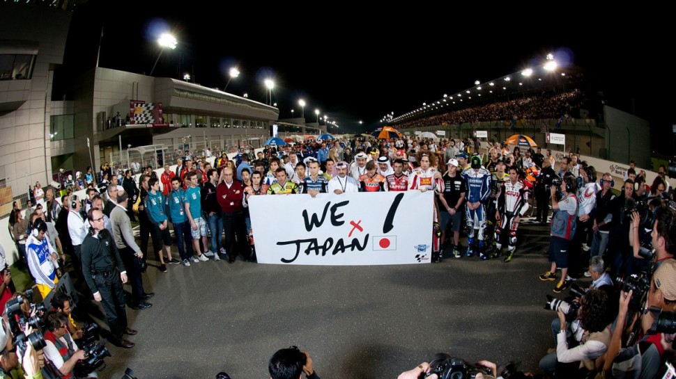 Мы вместе с Японией - кампания, организованная Dorna Sports собрала для пострадавших от землетрясения более $250000