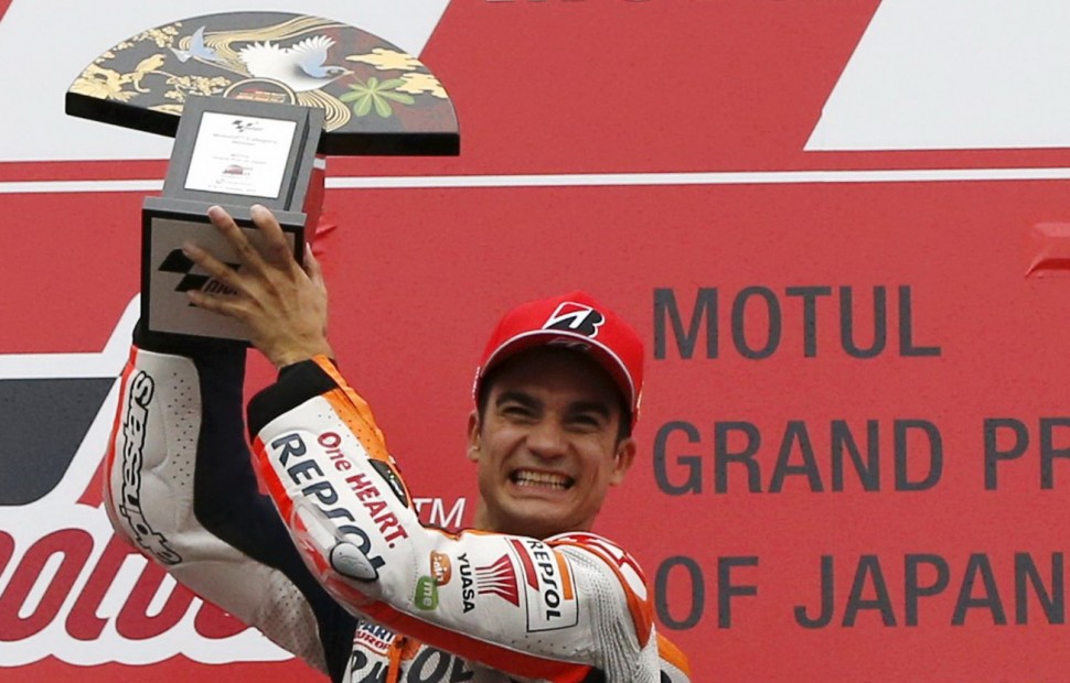 Дани Педроса - один из наиболее почитаемых пилотов MotoGP в Японии
