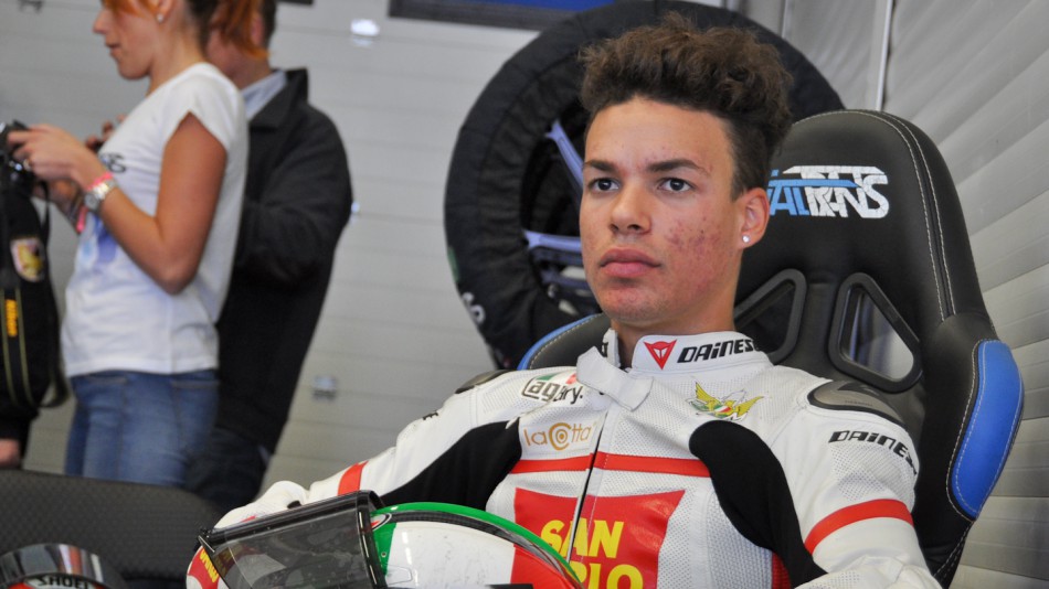 Совсем молодой Франко Морбиделли пробует силы в Moto2 вместе с Gresini Racing