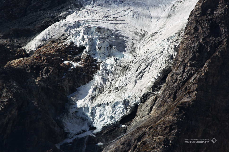 Ледник у Маттерхорна начинается на высоте от 3200 м
