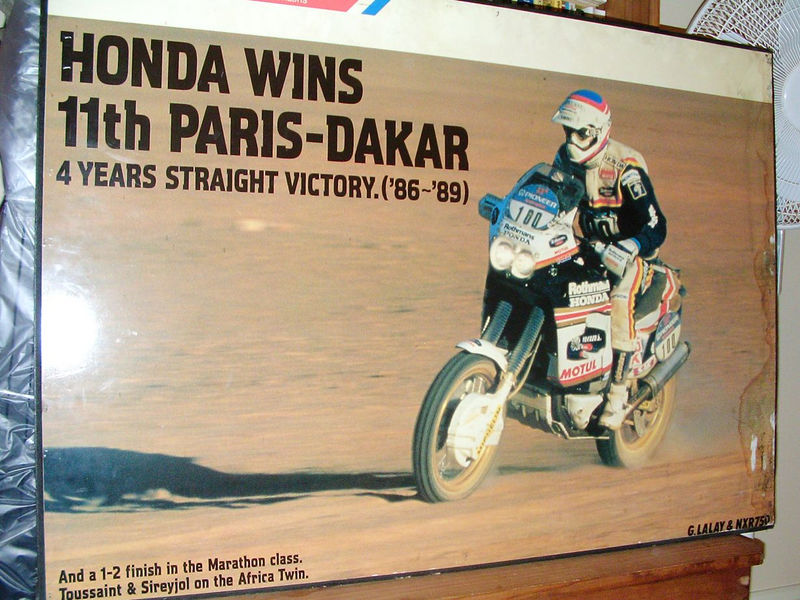 Пилоты Honda доминировали в четырех самых трудных ралли-рейдах Париж-Дакар с 1986 по 1989