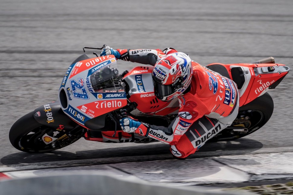 Кейси Стоунер на тестах Ducati в Сепанге