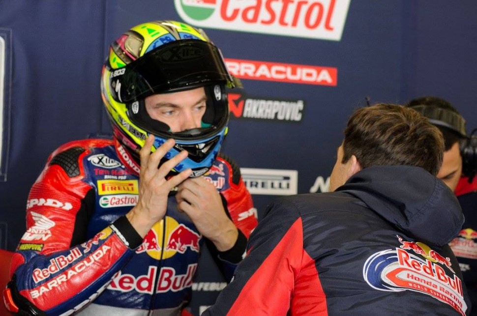Леон Камье из Red Bull Honda World Superbike Team - по итогам европейских тестов 2-й