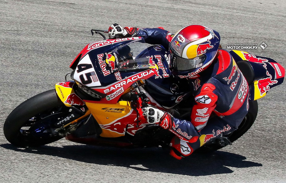 Новобранец Red Bull Honda World Superbike Team Джейк Ганье, #45