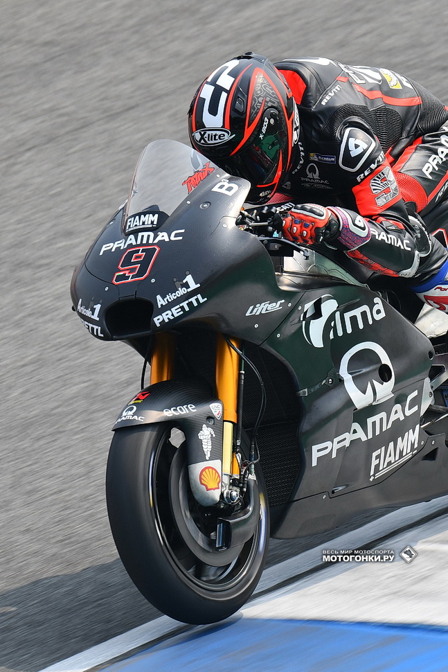 Данило Петруччи в Таиланде едет быстрее Лоренцо и на GP17, и на GP18