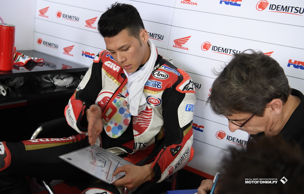 Такааки Накагами, #30, LCR Honda Idemitsu - сильнейший новобранец MotoGP на ThaiTest