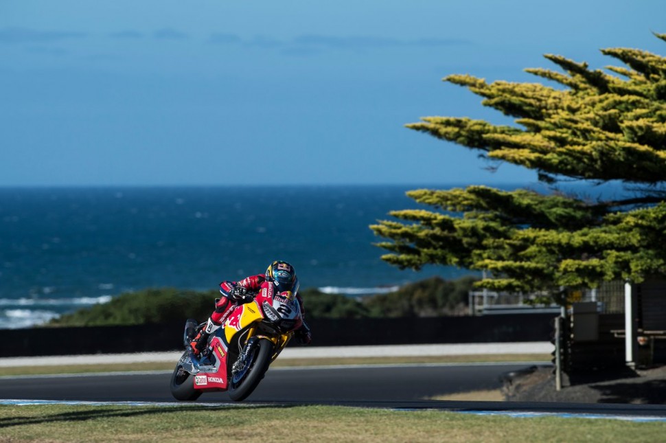 Леон Камье из Red Bull Honda World Superbike Team завершил подготовку к сезону на 8-й позиции
