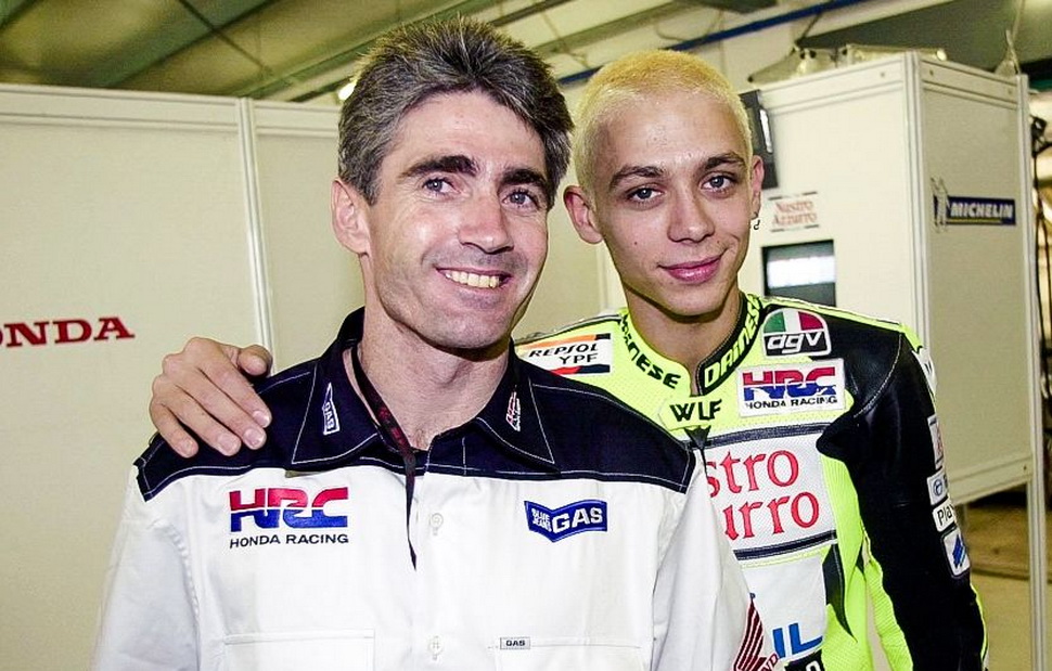 Мик Дуэйн и Валентино Росси, 2000 год