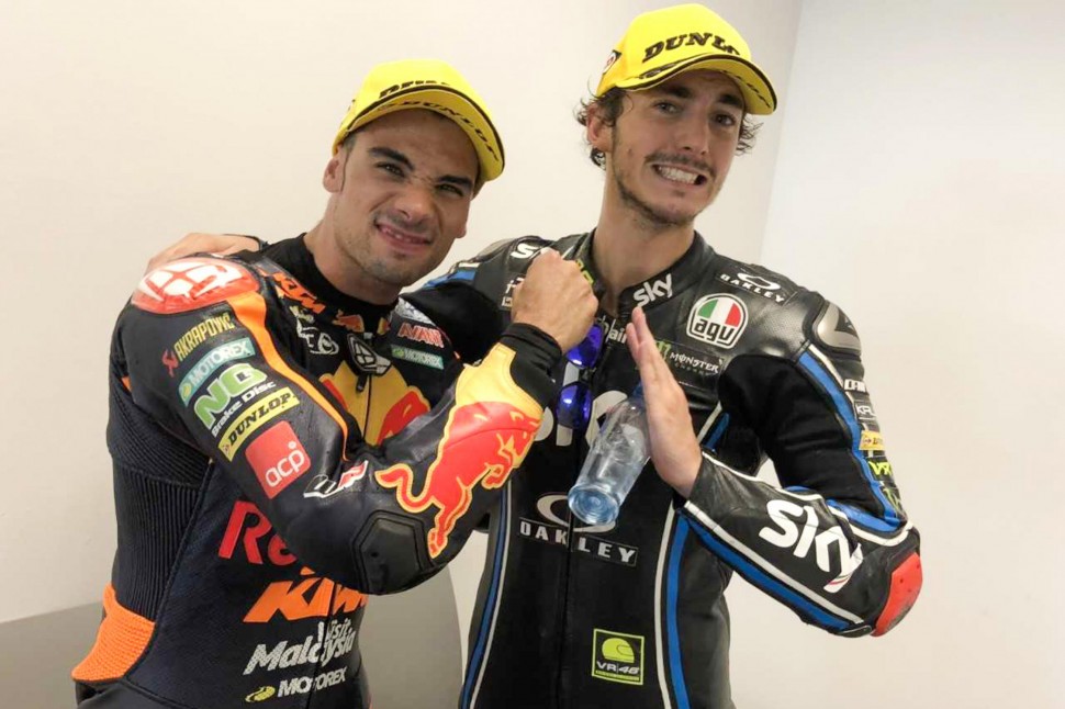Мигель Оливера и Пека Баньяя - оба переходят в MotoGP в следующем году
