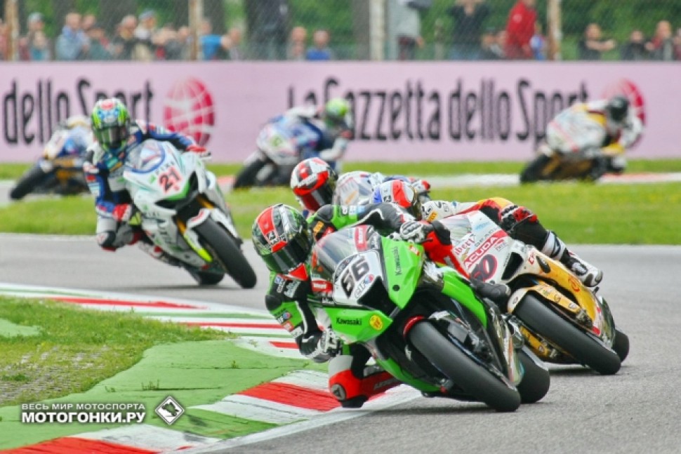 Пополамная гонка World Superbike в Монце 2012 года