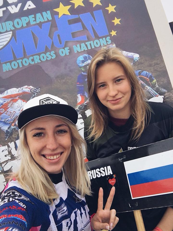 Катя и Люба - 6-е место на Женском Мотокроссе Европейских Наций 2018
