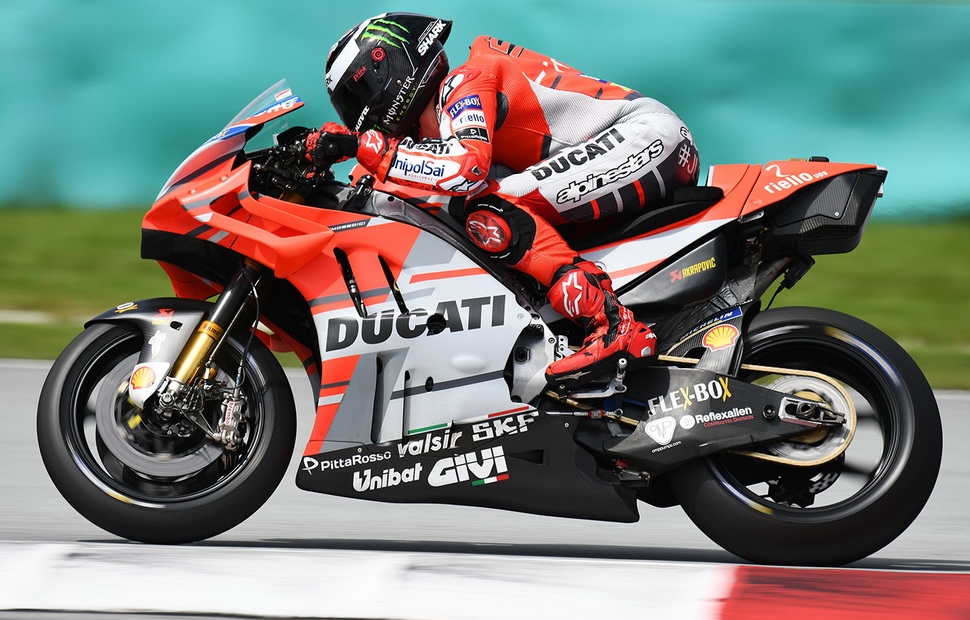 Ducati Factory на тестах IRTA MotoGP: у Довициозо было 7-е время круга
