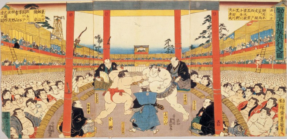 В древности сумо было главным шоу для знатных японцев