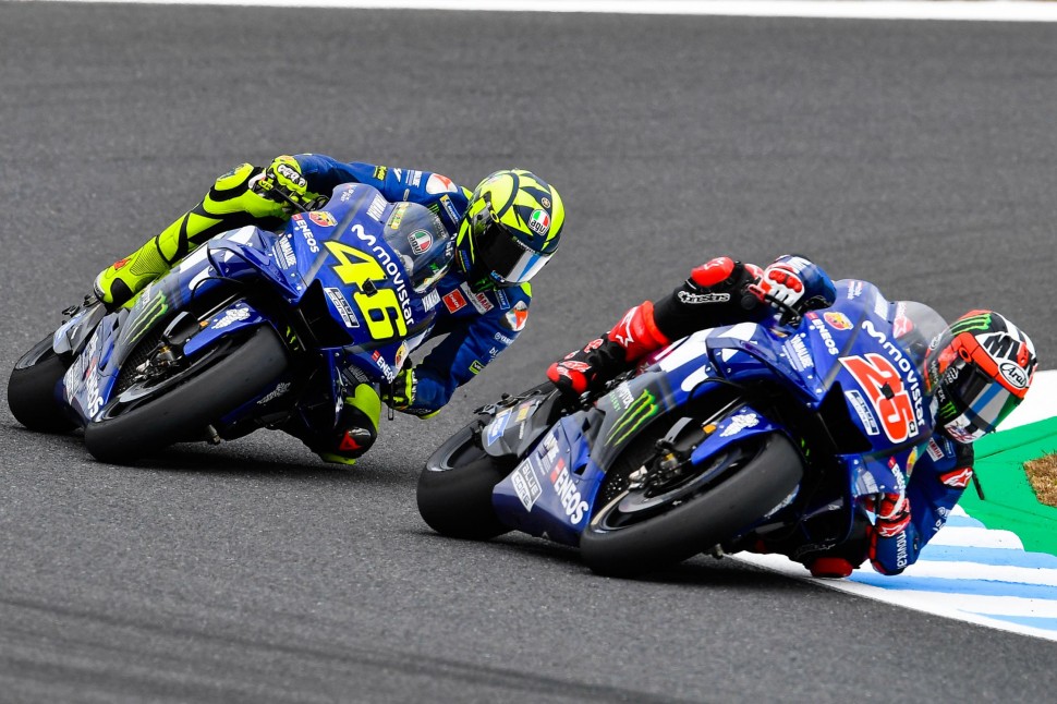 Пилоты Movistar Yamaha MotoGP на FP2 Гран-При Японии