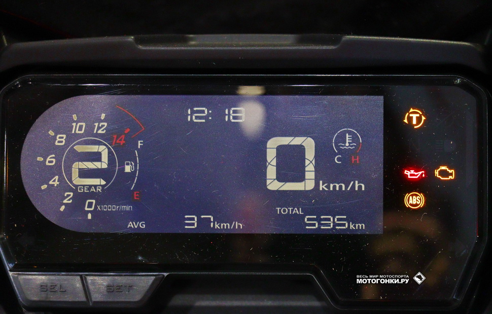 Honda CB650R и CBR650R (2019) - LCD-панель