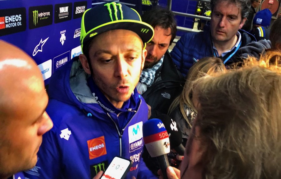 Валентино Росси комментирует итоги первого дня тестов IRTA MotoGP