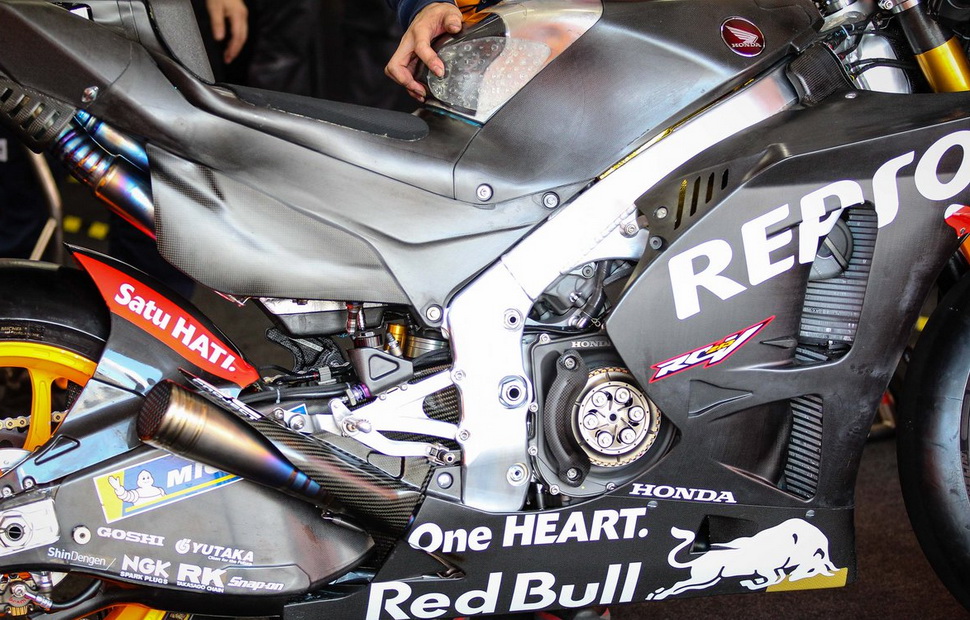 Honda RC213V (2019) на тестах IRTA MotoGP в Валенсии