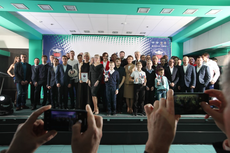 Чемпионы России и победители Кубков России на официальной церемонии награждения МФР 2018 года