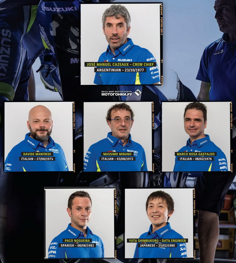 Команда Алекса Ринса в Team Suzuki ECSTAR MotoGP