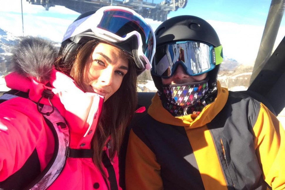 Валентино Росси провел первую неделю Нового 2019 года на горнолыжном курорте Мадонна-ди-Кампильо с Софией Новелло