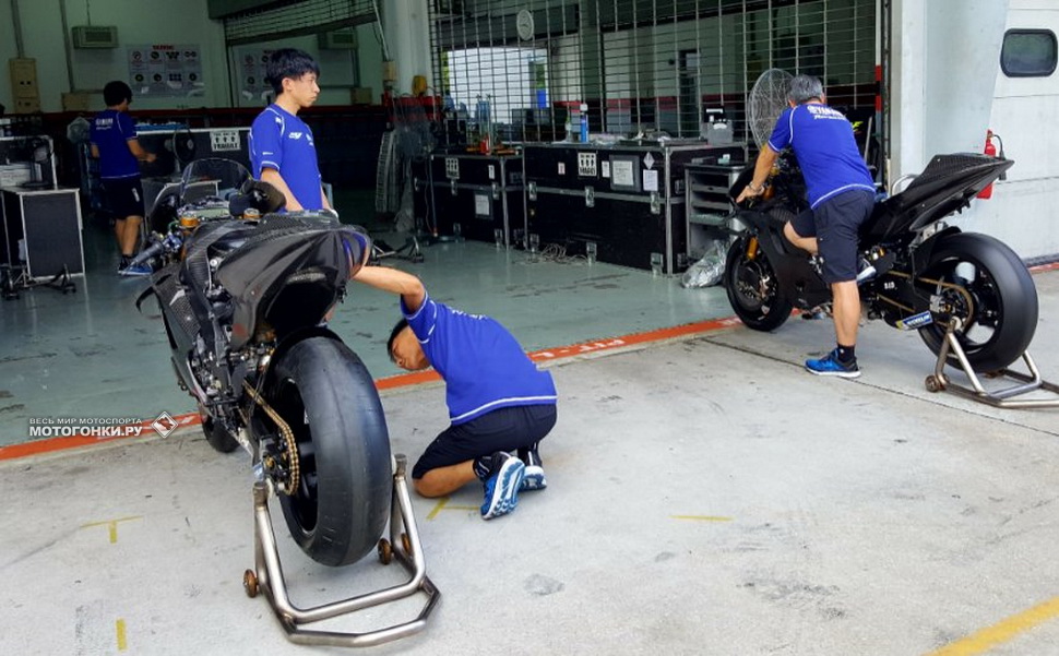 Yamaha выкатила прототипы только в субботу, проигнорировав первый день тестов в Сепанге