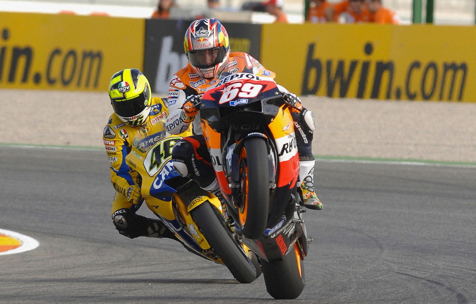 Гран-При Валенсии 2006 года: Валентино Росси и Никки Хейден