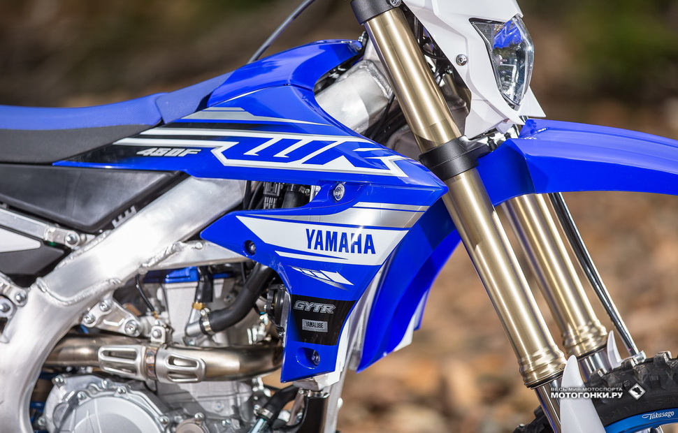 Yamaha WR450F (2019) - новый дизайн и легкие облицовки