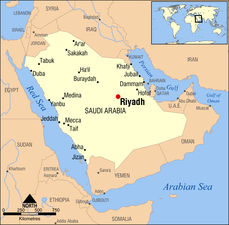 Саудовская Аравия занимает 80% Аравийского полуострова